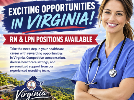 Exciting opportunities available in Virginia!