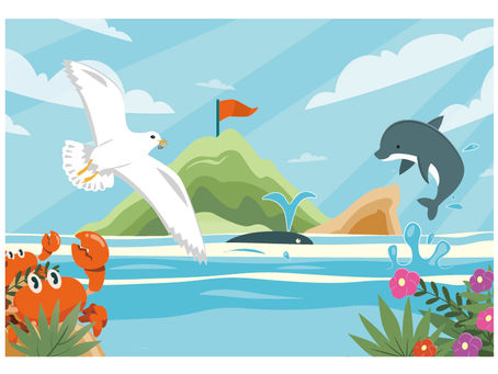 明信片設計-龜山島明信片