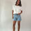Thumbnail: Abercrombie Lightwash Denim Shorts