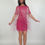 Thumbnail: Pink Beaded Mini Dress