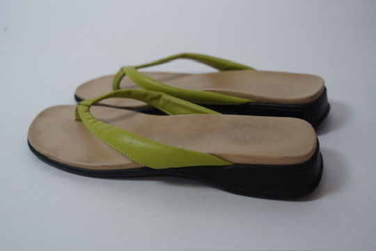 Thumbnail: Vintage Leather Flip Flops