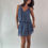Thumbnail: Blue Drop Waist Mini Dress