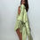 Thumbnail: Green Silk Robe & Slip Set