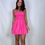 Thumbnail: Pink Strapless Mini Dress