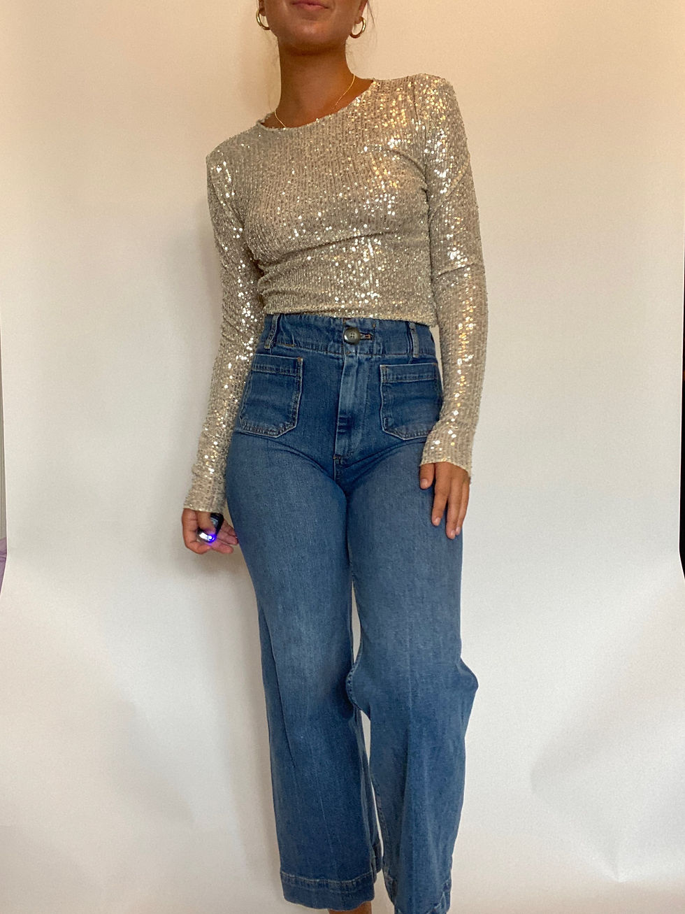 Thumbnail: Free People Sequin Top