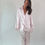 Thumbnail: Pink & White Striped PJ Set