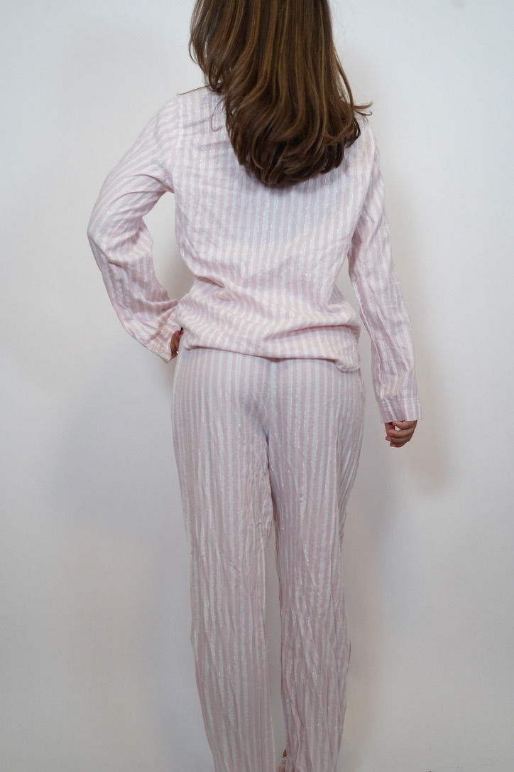 Thumbnail: Victoria's Secret Striped PJ Set