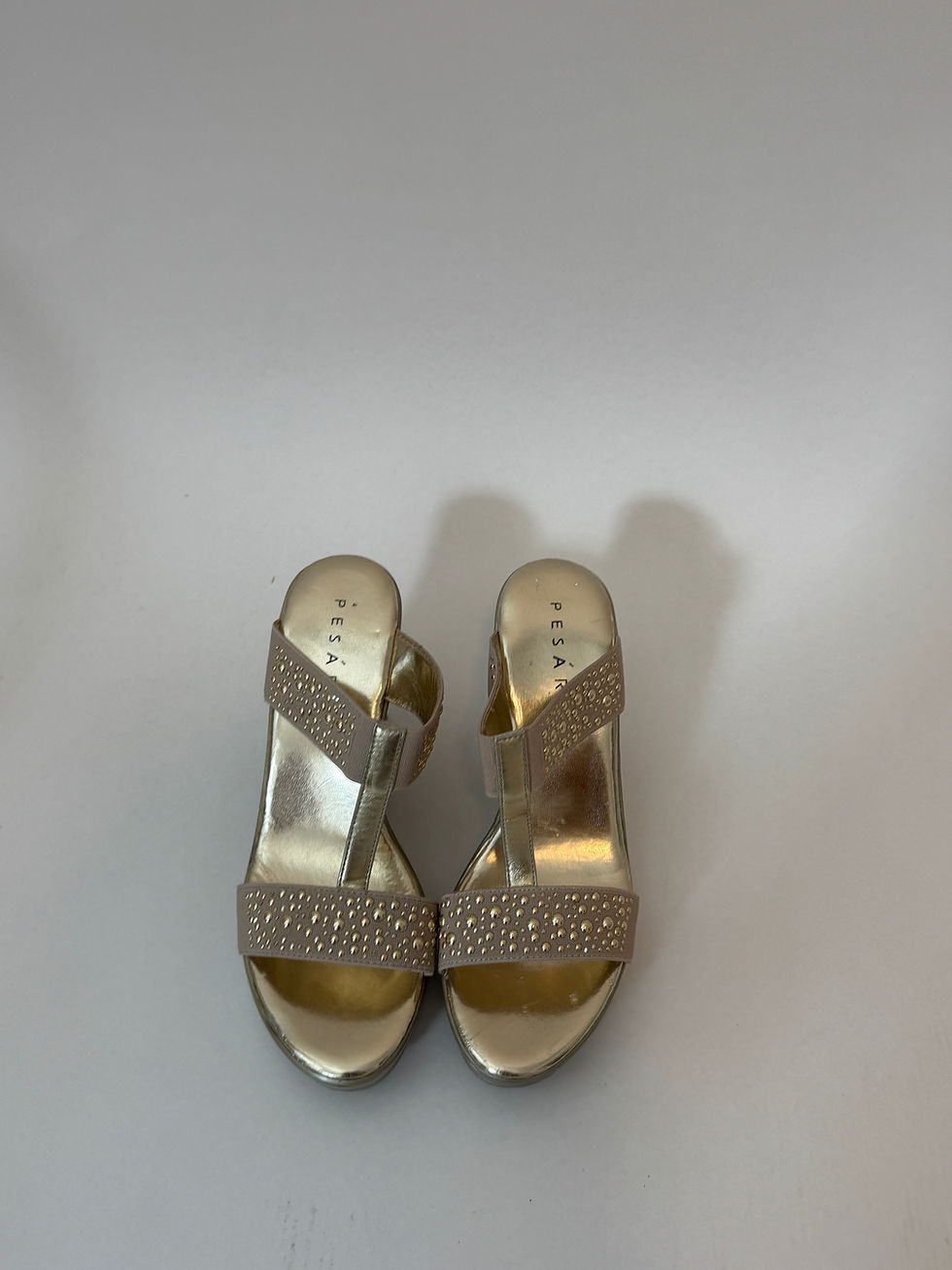 Thumbnail: Gold Platform Wedges
