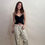 Thumbnail: Vintage Gold Knit Pants