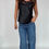 Thumbnail: Vintage Black Silk Tank Top