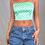 Thumbnail: Zara Mint Polka Dot Top