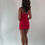 Thumbnail: Red Tube Mini Dress