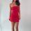 Thumbnail: Red Tube Mini Dress