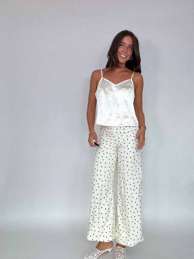 Sezane Polka Dot Trousers