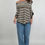 Thumbnail: Striped Off Shoulder Poncho