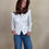 Thumbnail: Vintage White Silk Blazer