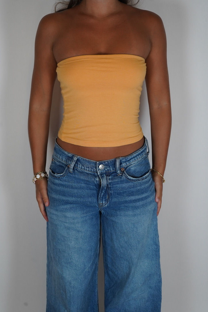 Orange Tube Top