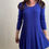 Thumbnail: Purple Ribbed Mini Dress