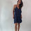 Thumbnail: Navy Ruffled Mini Dress