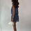 Thumbnail: Blue Drop Waist Mini Dress