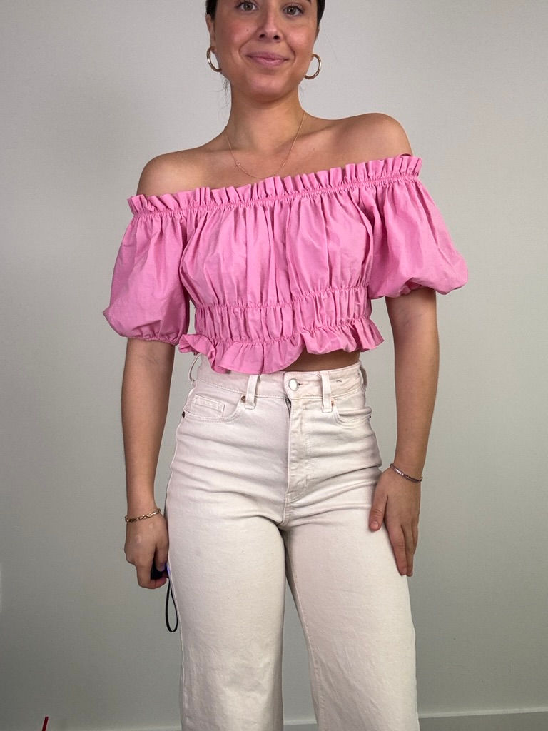 Thumbnail: Zara Off The Shoulder Top