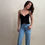 Thumbnail: Vintage Cropped Jeans