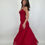 Thumbnail: Red Sequined Drop Waist Dress