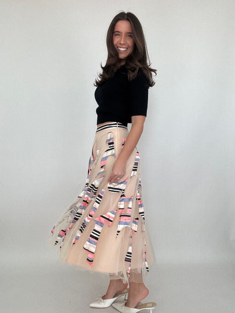 Thumbnail: Anthropologie Tulle Midi Skirt
