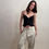 Thumbnail: Vintage Gold Knit Pants