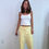 Thumbnail: Vintage Yellow Trousers