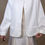 Thumbnail: Vintage White Button Up Blazer
