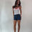 Thumbnail: The Loft Sailor Pocket Denim Shorts