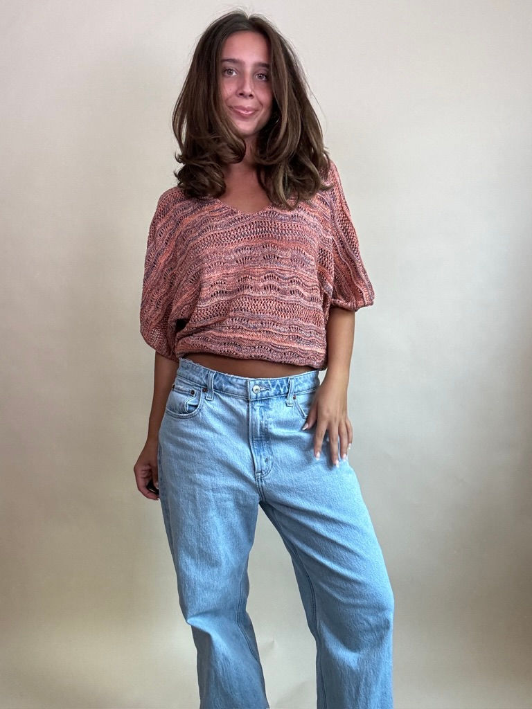 Multicolor Knitted Top