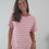 Thumbnail: Rich Girl Pink Striped Tee