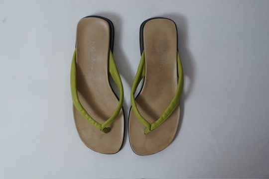 Thumbnail: Vintage Leather Flip Flops