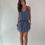 Thumbnail: Blue Drop Waist Mini Dress