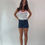 Thumbnail: The Loft Sailor Pocket Denim Shorts