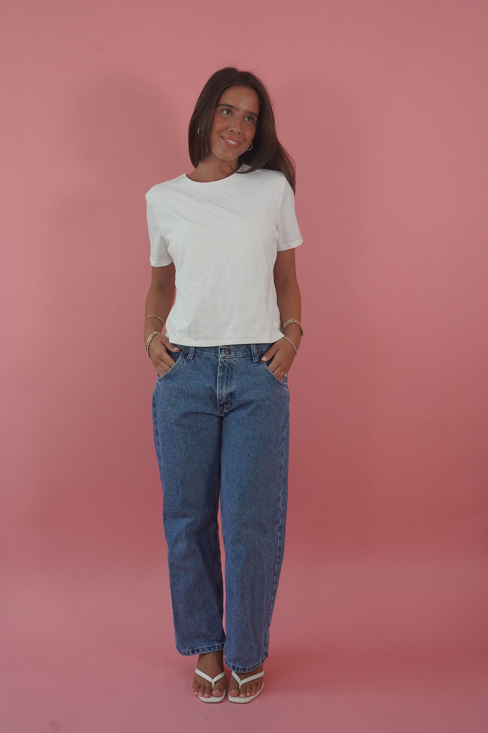 Thumbnail: Rich Girl Relaxed White Tee