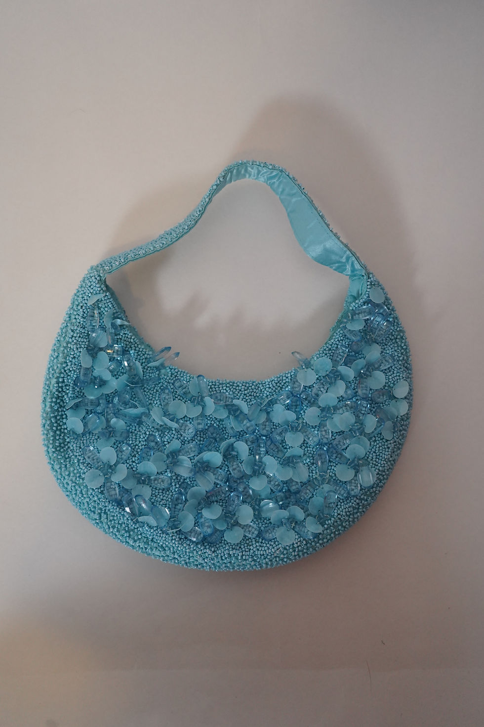 Thumbnail: Blue Beaded Handbag