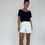 Thumbnail: Vintage Navy Knit  Top