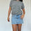 Thumbnail: Vintage Grey Cashmere Top