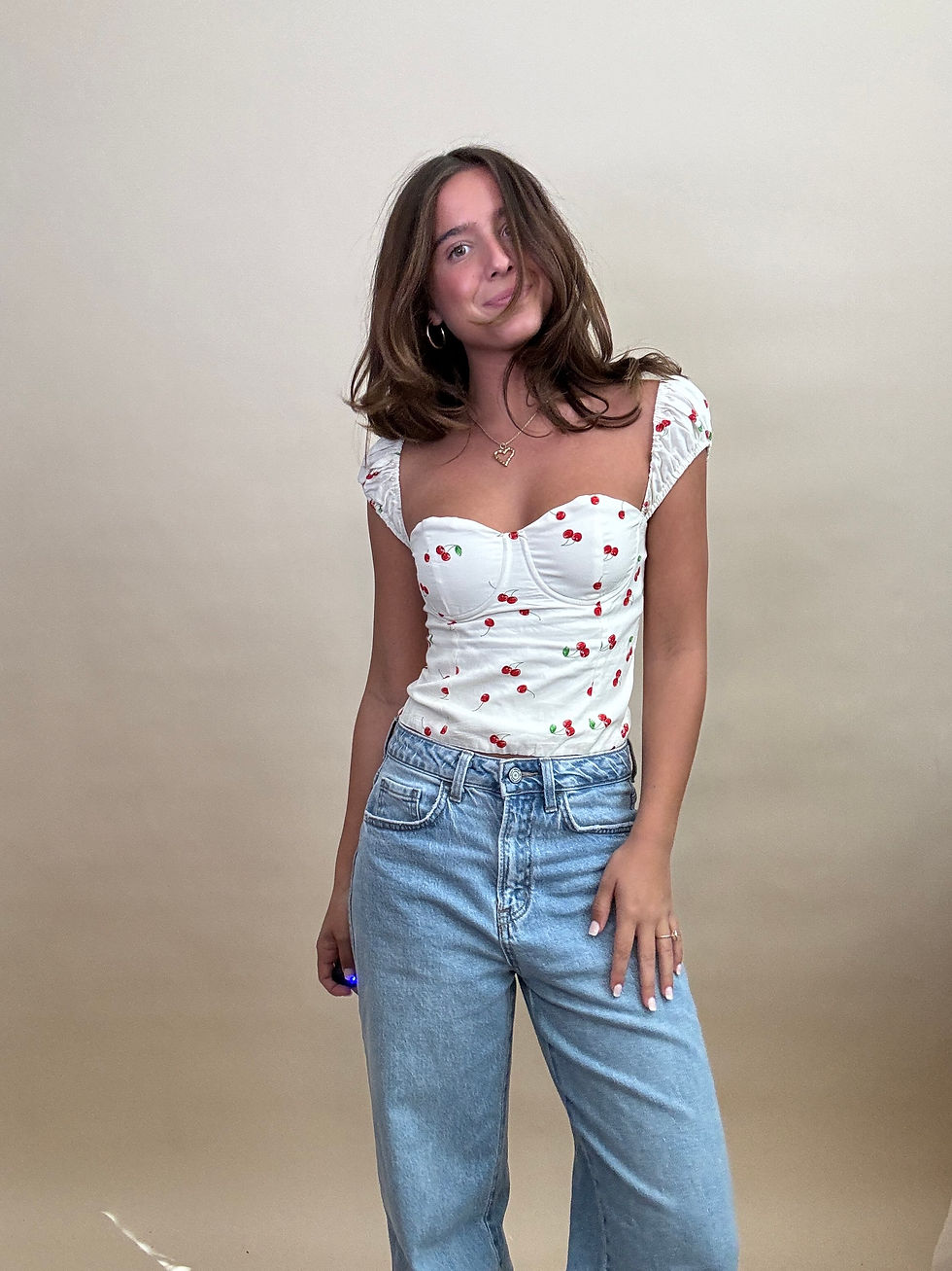 Thumbnail: Princess Polly Cherry Top