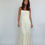 Thumbnail: Vintage Scala Ivory Beaded Gown