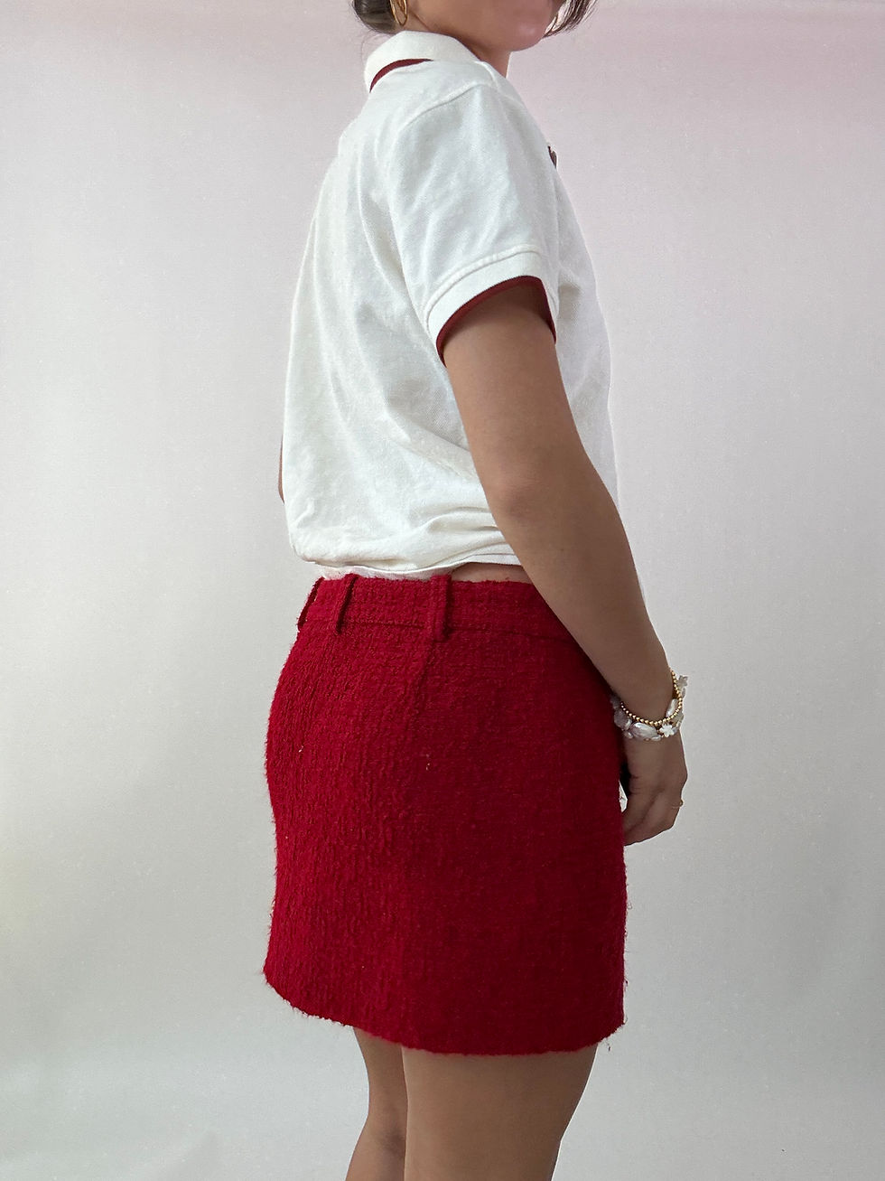 Thumbnail: Zara Tweed Mini Skirt
