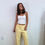Thumbnail: Vintage Yellow Trousers