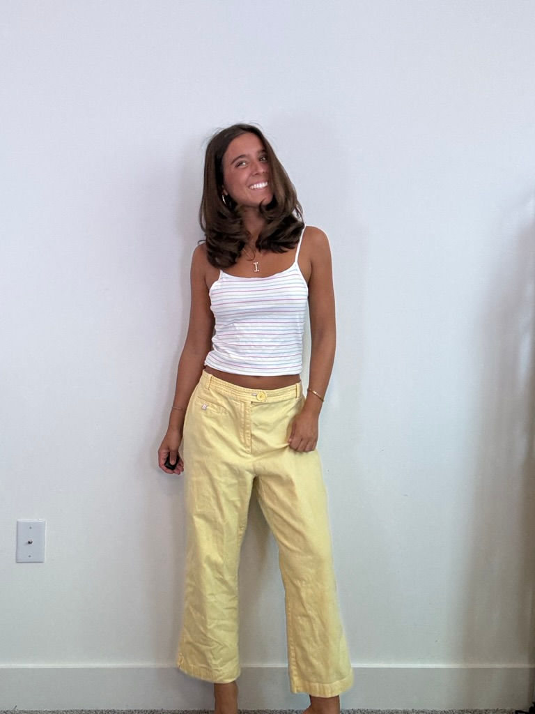 Vintage Yellow Trousers