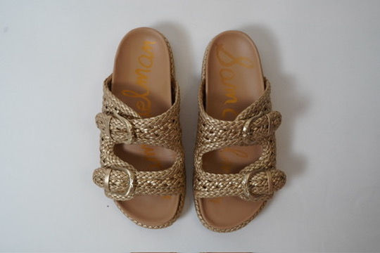 Sam Edelman Gold Sandals