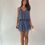 Thumbnail: Blue Drop Waist Mini Dress