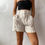 Thumbnail: Anthropologie Striped Shorts