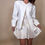 Thumbnail: Vintage White Button Up Blazer